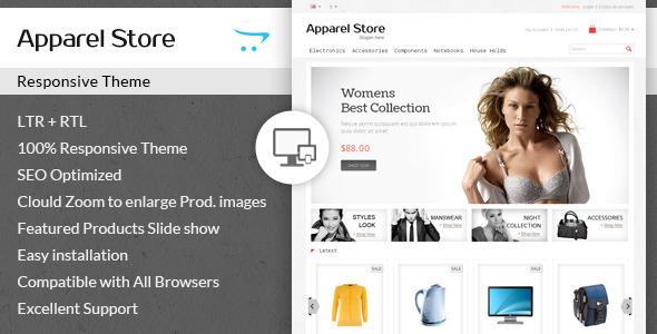 Apparel - Clothes Opencart Theme