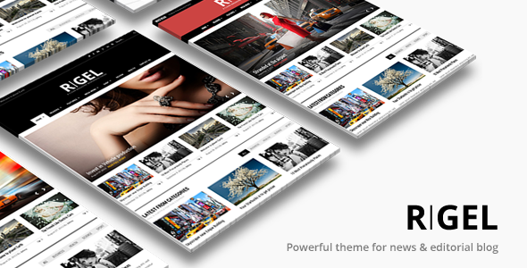 Rigel Responsive Magazine Newspaper Theme