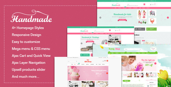 Handmade - Multipurpose Responsive Magento Theme