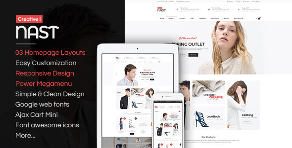 NastCreative - Multipurpose Responsive OpenCart Theme