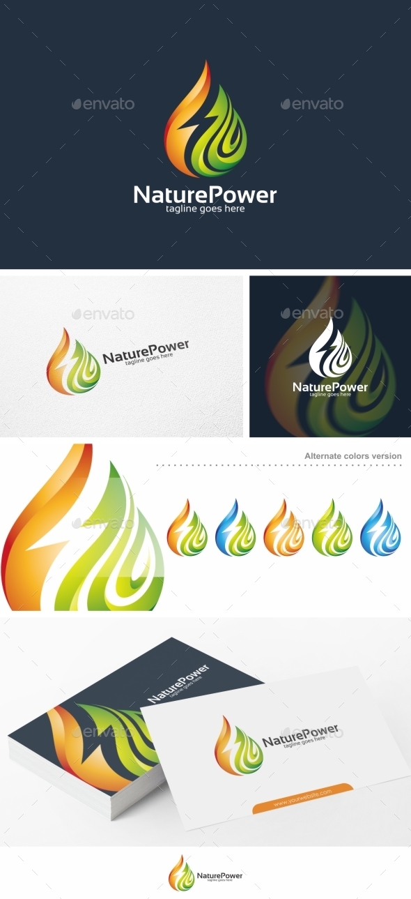 Nature Power - Logo Template