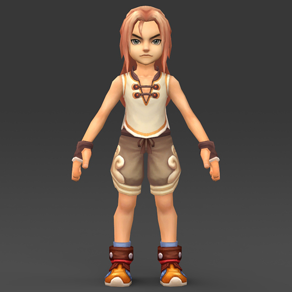Cartoon Character Chuli - 3DOcean Item for Sale