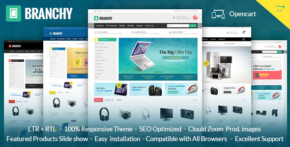 Branchy - Opencart Responsive Theme