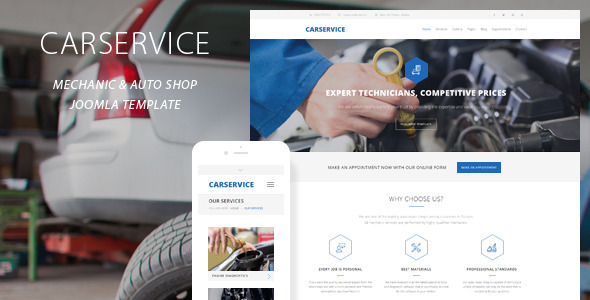 Car Service | Mechanic Auto Joomla Template