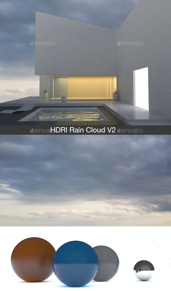 Rain Cloud V2 - 3DOcean Item for Sale