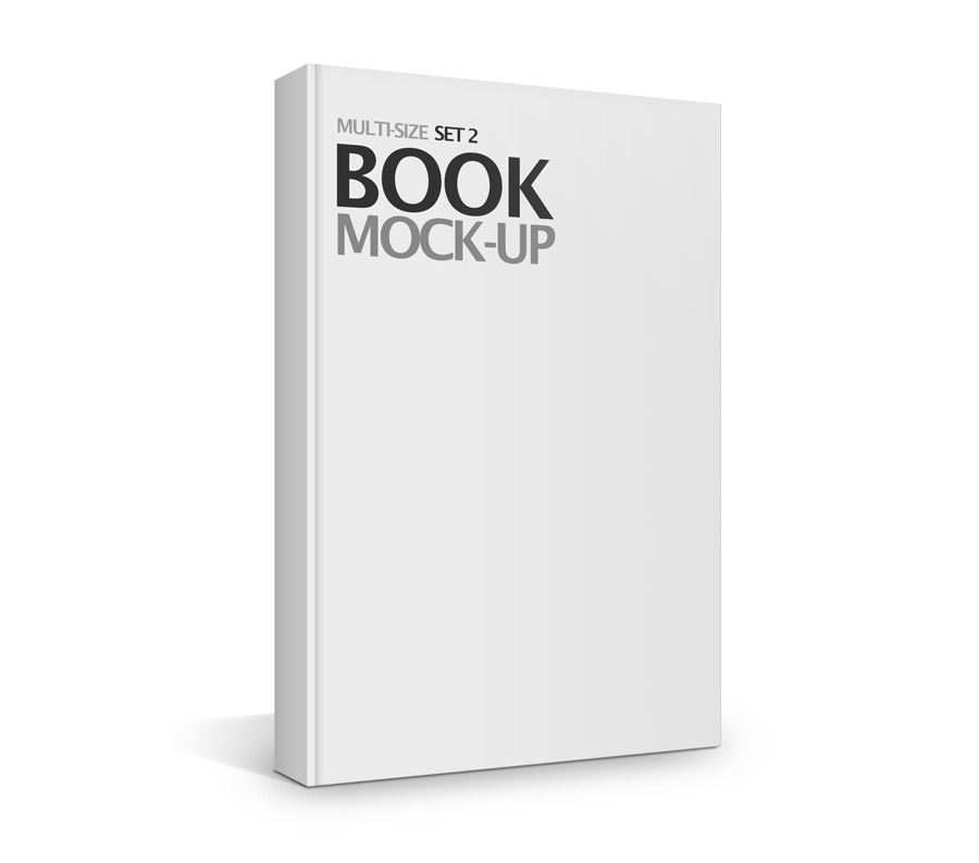 book mockup free 3d srvalle   Set GraphicRiver Mockup  Book 2 by size  Multi