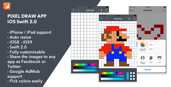 Pixel Draw iOS App
