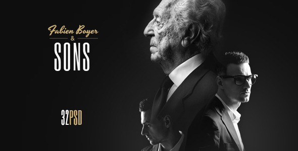 Fabien Boyer & Sons PSD Template