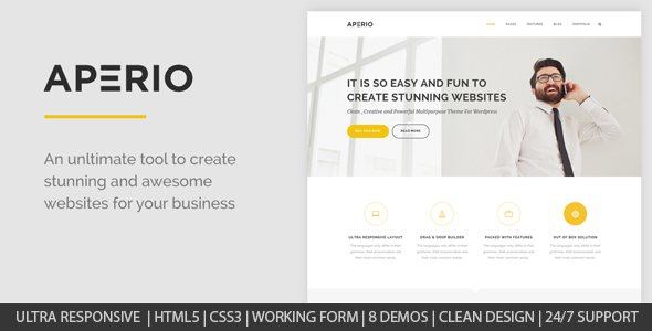 Aperio - Multipurpose HTML Template