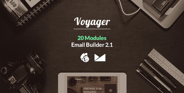 Voyager Email Template + Emailbuilder 2.1