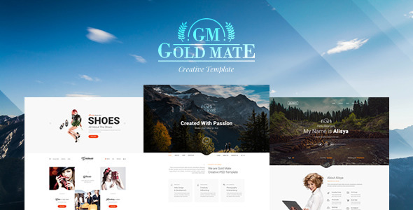 GoldMate - Multipurpose PSD Template