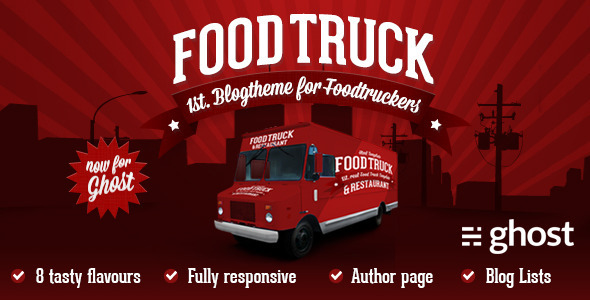 Food Truck & Restaurant 8 Styles - Ghost Theme