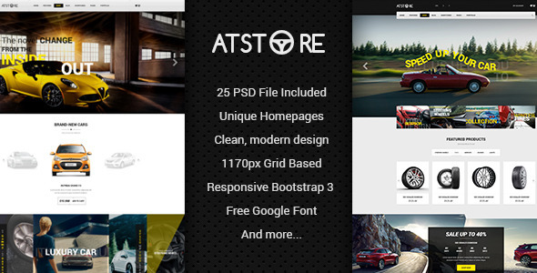 ATStore - Multipurpose eCommerce PSD Template