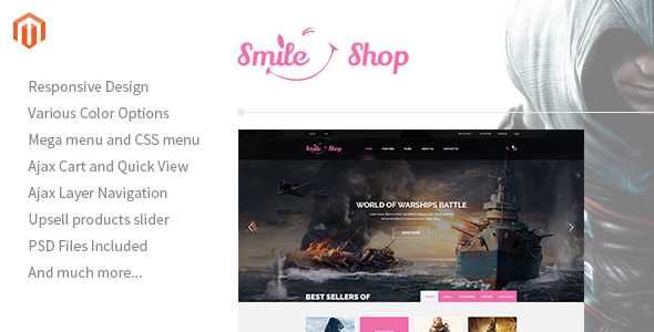 Smileshop - Multipurpose Responsive Magento Theme