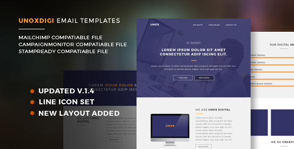 Unoxdigi Responsive Email Templates