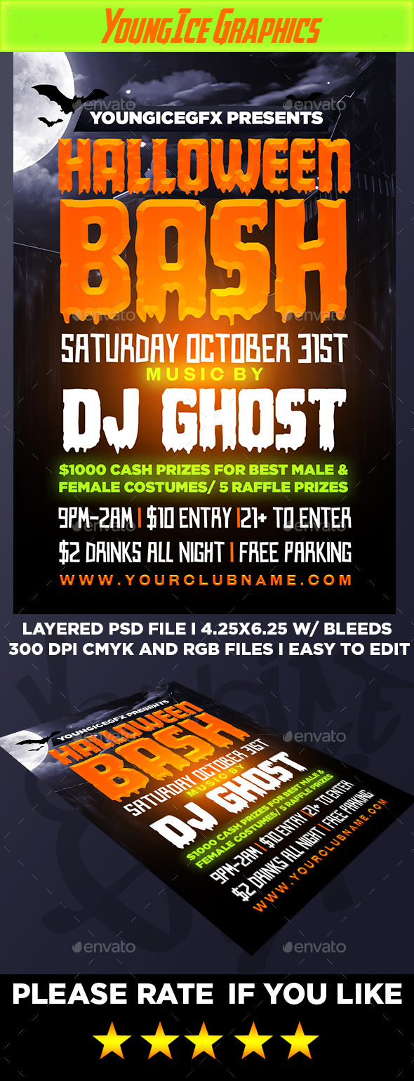 Halloween Bash Flyer Template