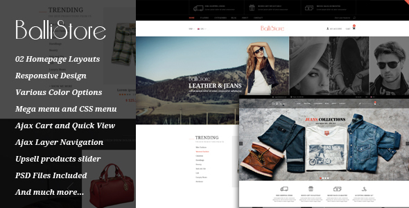 Ballishop - Multipurpose Magento Theme