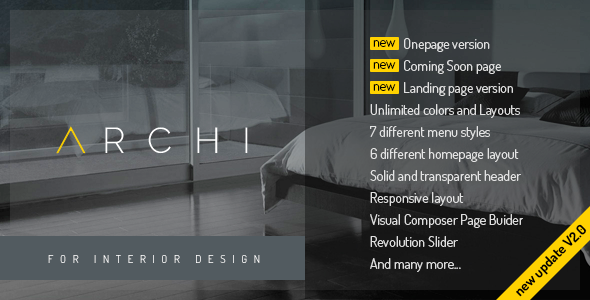 Archi - Interior Design WordPress Theme