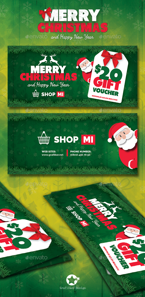 Christmas Gift Card Templates