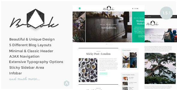 Brook | Light & Responsive WordPress Blog Theme