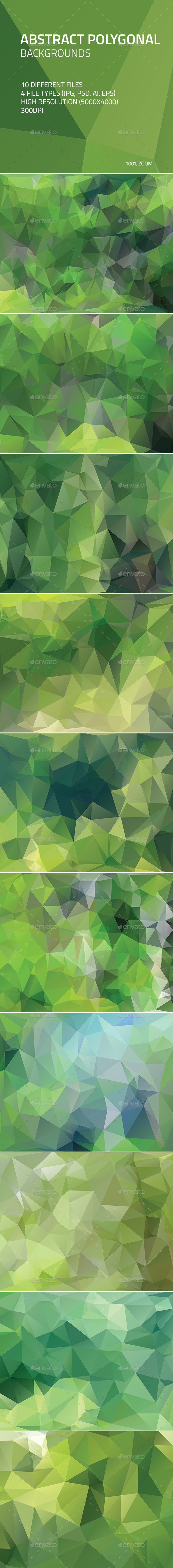 Abstract Polygonal Backgrounds 2