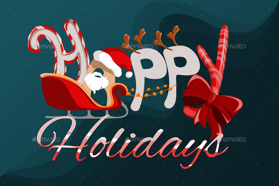 Happy Holidays Background by IrissNebula  GraphicRiver