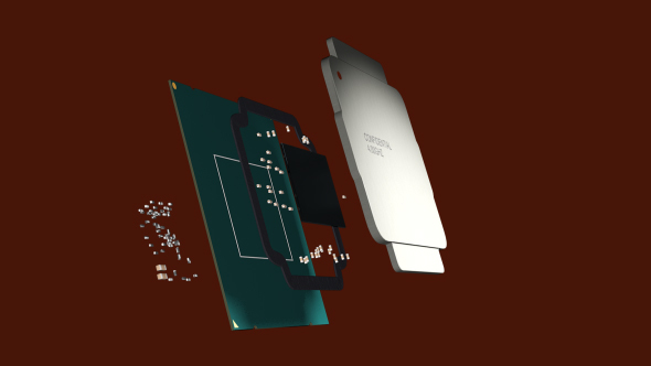 Desktop Processor 3D Model - 1