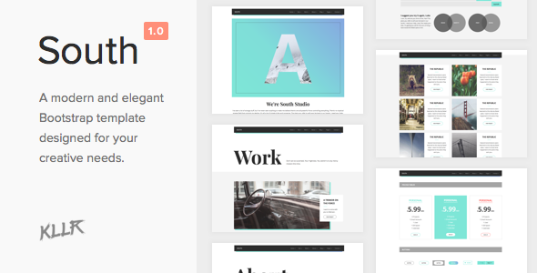 South - Creative HTML5 Template