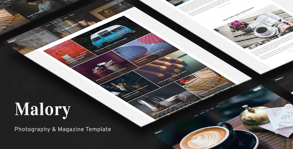 Malory - Photography & Magazine Site Template