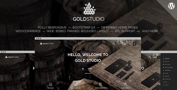 Gold - WooCommerce One Page Multi-Purpose Theme