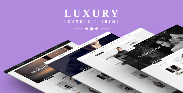 LUXURY - eCommerce PSD Template