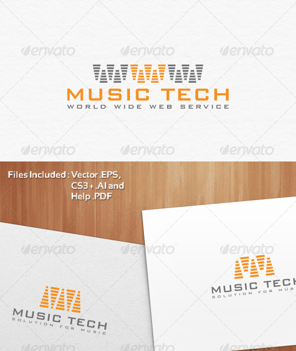 World Wide Music Tech Logo Design