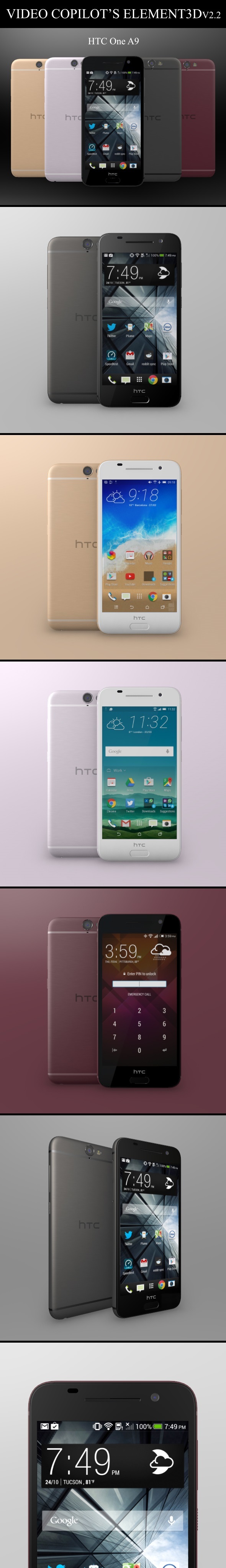 Element3D - HTC One A9