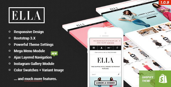 Ella - Responsive Shopify Template