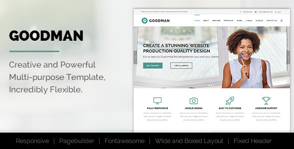 Goodman Multi-Purpose Joomla! Template
