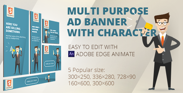 CodeCanyon HTML5 Animated banner templates Character 13618705 CodeCanyon HTML5 Animated banner templates Character 13618705