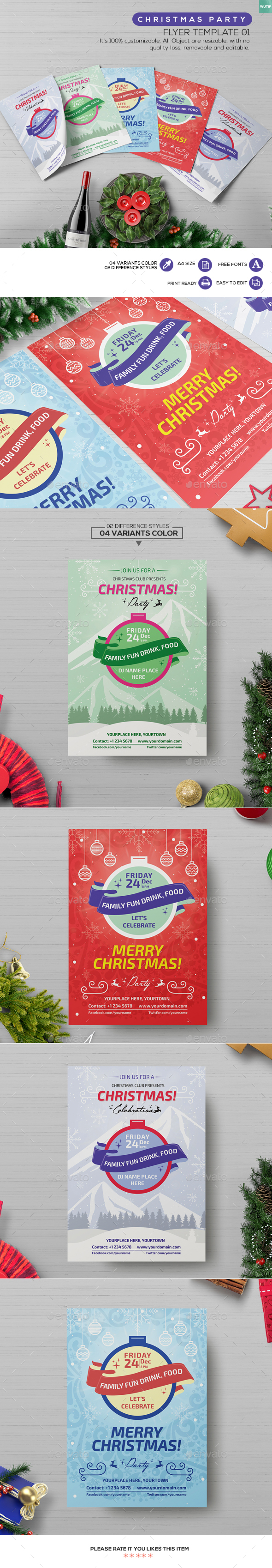 Christmas Party - Flyer Template 01
