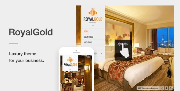 RoyalGold - A Luxury Responsive WordPress Theme