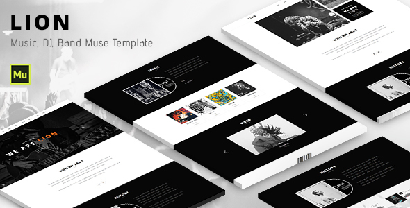 Lion - Music, DJ, Band Muse template