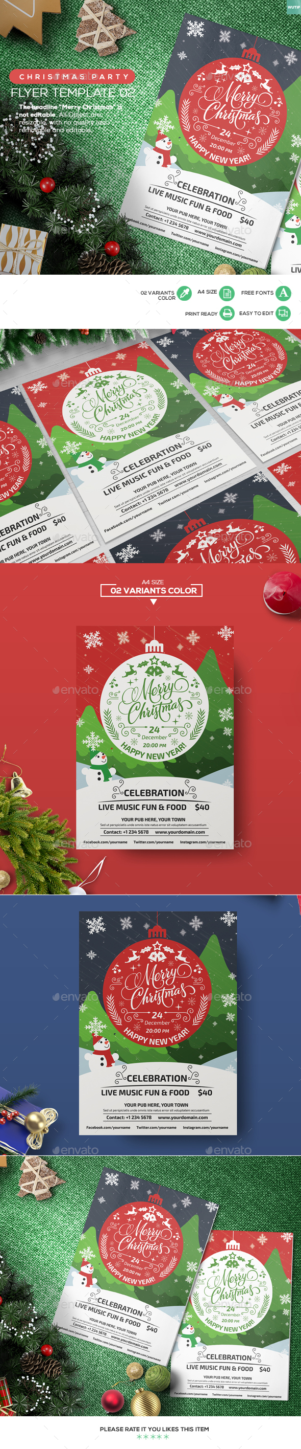 Christmas Party - Flyer Template 02