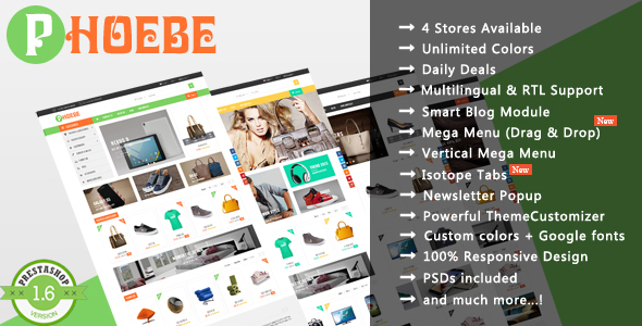 Phoebe- Responsive Prestashop Theme