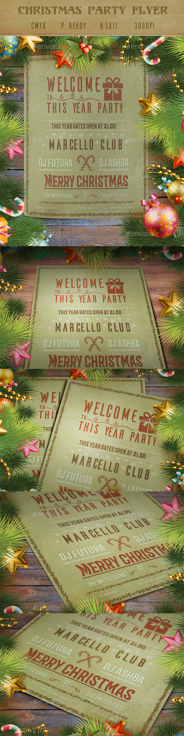 Christmas Party Flyer