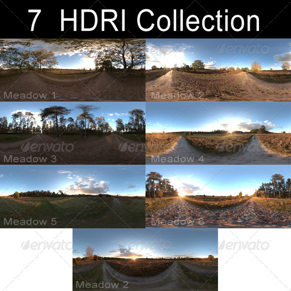 HDRi Pack - Meadow - 3DOcean Item for Sale
