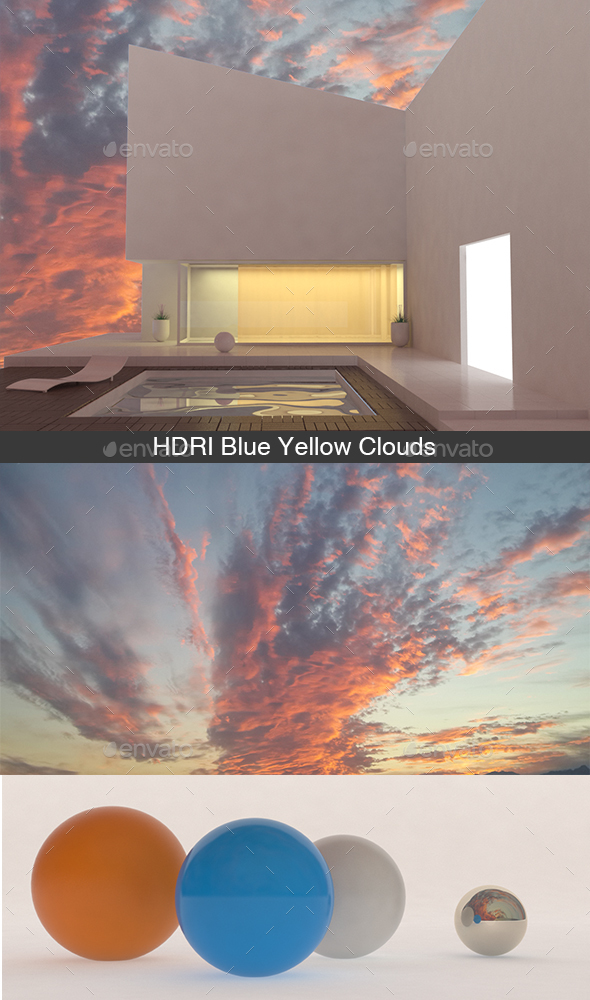 Afternoon Clouds V1 - 3DOcean Item for Sale