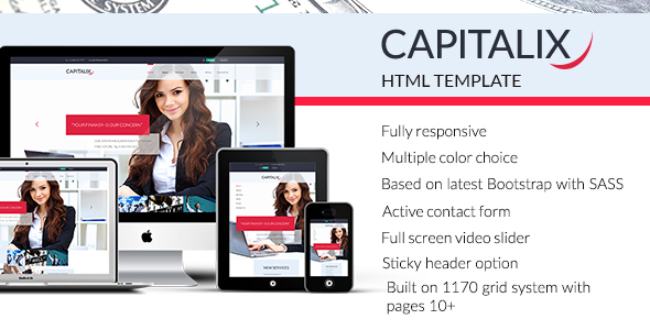 Capitalix -- Business Multipurpose HTML Template