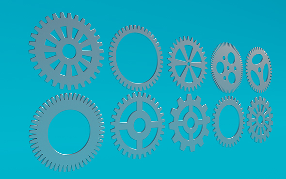 Gears 3 - 3DOcean Item for Sale