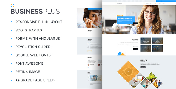 Business Plus - Corporate Business HTML5 Template
