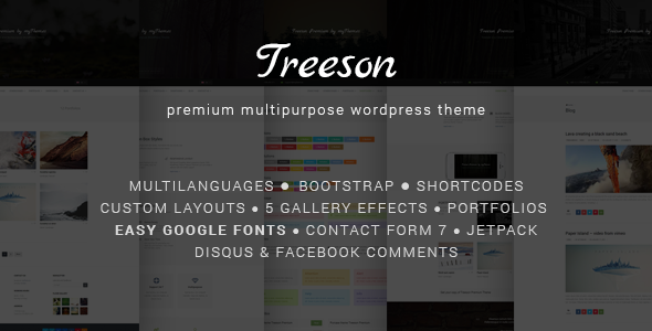 Treeson - Multipurpose Wordpress Theme