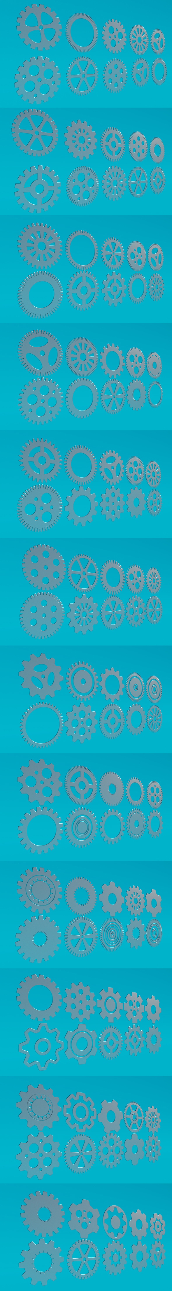 Gears Pack - 3DOcean Item for Sale