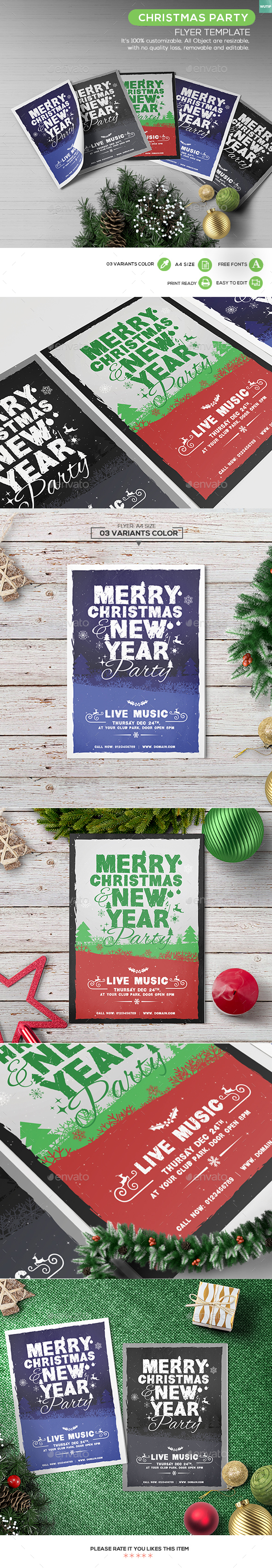 Christmas Party - Flyer Template 04